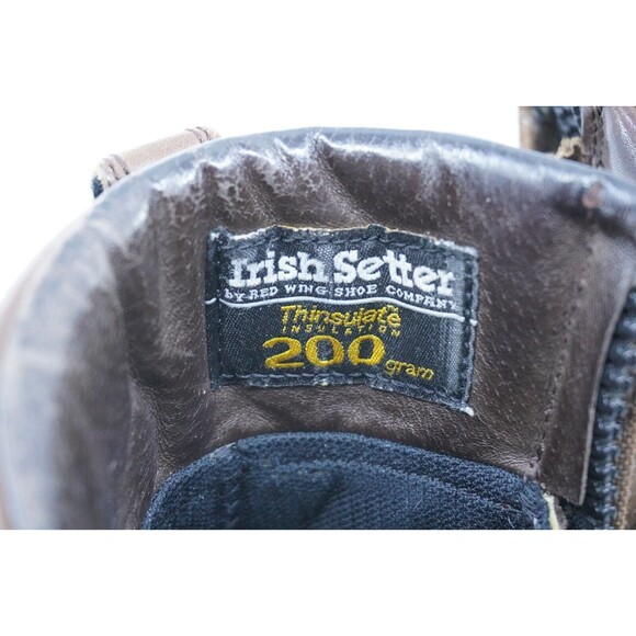 Irish Setter by Red Wing Men's SnowRidge Waterproof Boots SZ 10 D Leather Work - Picture 5 of 8